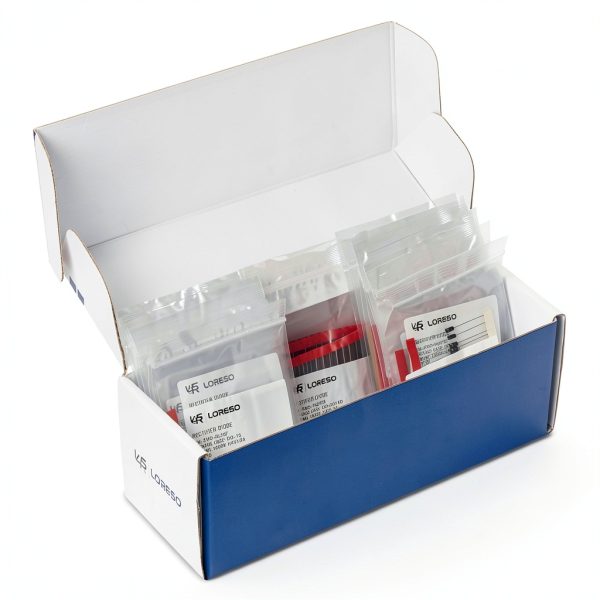 Diode Assortment Kit Box by LORESO 600pcs 20 Models Silicon Diodes-1