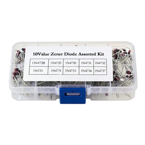 Zener Diodes 200pcs Set 10 Values 1N4728-1N4737 Kit Box-4