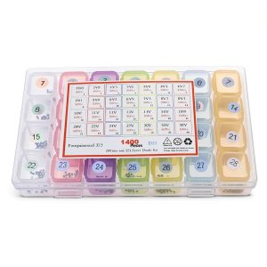 onekit 1400pcs 28Value SOD-323 Zener Diode Assortment Kit 2V-39V-0