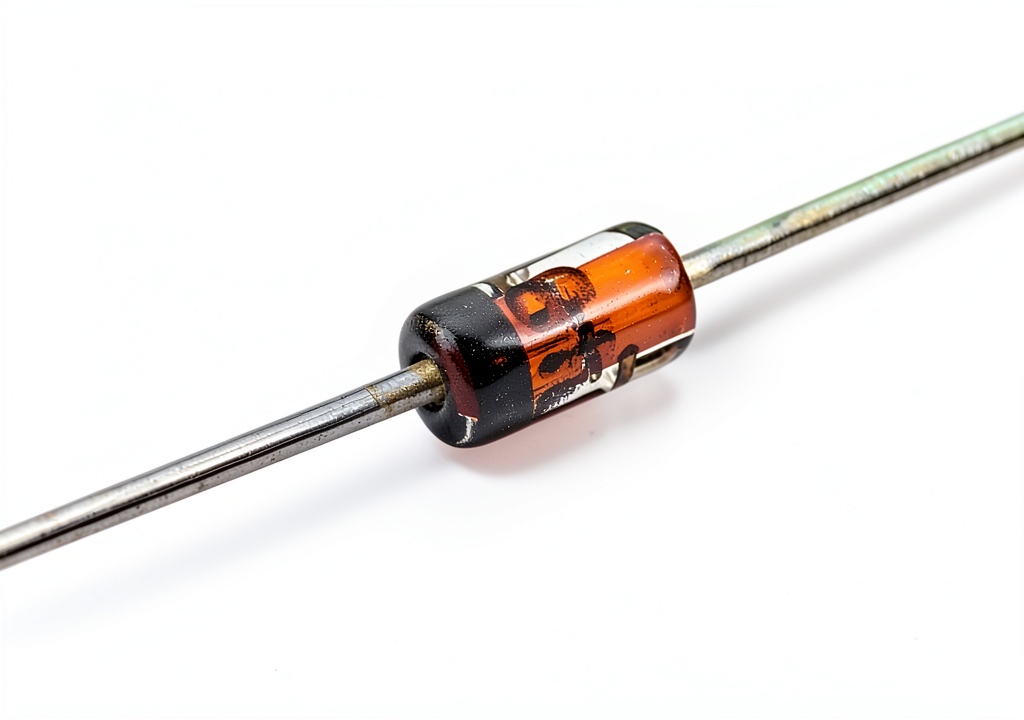 Installing 1N5236B 7.5V 500mW Zener Diode DO-35 Pack of 5 – ON Semiconductor on a wooden desk