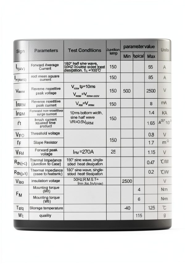 Solar Diodes blocking Diode MDK 110A (100A)-16 for DC;One Way Inline;Commonly Used in photovoltaics confluence, Solar Energy, Generally Used with Solar Cells and Solar Panels(MDK 110A-16)-3