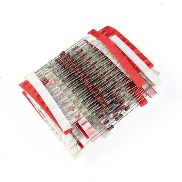 Zener Diodes 25-Value 250pcs 1W Kit by WOWOONE – 3V to 33V-7