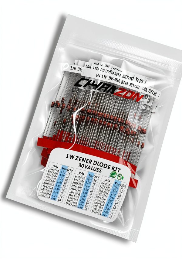 CHANZON 30-Value 1W Zener Diode Kit – 300pcs DO-41 Silicon-3