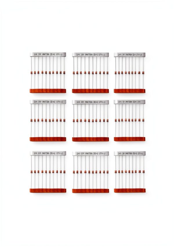 CHANZON 30-Value 1W Zener Diode Kit – 300pcs DO-41 Silicon-2