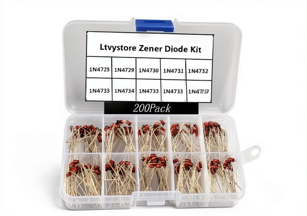 Zener Diodes Kit 1W Power Assortment Box Set by Ltvystore 200pcs-0